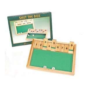 Shut the Box Game with 9 Numbers and Dices  Sports 