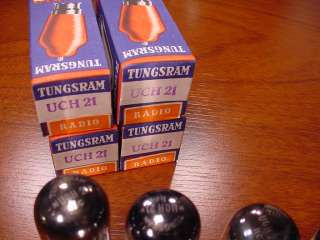 Tungsram 4*UCH21 röhre UCH71 UCH5 CCH2 valvola tube NEW  