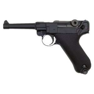  Version Gas Blowback Full Metal   Black Airsoft Luger Pistol bb Gun 
