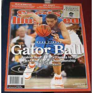 Joakim Noah Florida Gators SIGNED Sports Illustrated SI   Autographed 