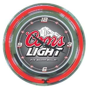  Coors Light 14 inch Neon Wall Clock Electronics