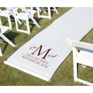  Monogram Aisle Runner 