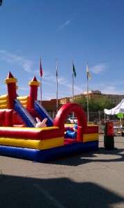 time used HUGE Inflatable Slide / bounce house Castle for kids SW 