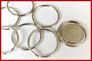 WHOLESALE LOT 500 KEY RINGS 32mm 1 1/4 D. Split Ring  