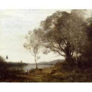  Hand Made Oil Reproduction   Jean Baptiste Corot   24 x 20 