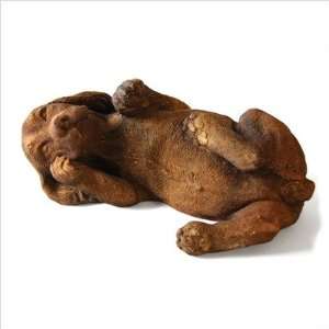   FS8561 Animals Playing Puppy on Back Statue