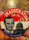 1965 Lyndon Johnson Presidential Inauguration pin ribbon 2 piece set 