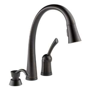   Handle Pull Down Kitchen Faucet Featuring Touch2O