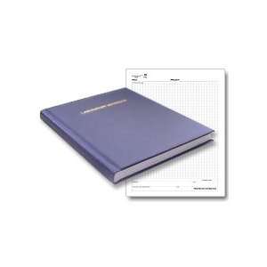  BookFactory® Oversized Lab Notebook   240 Pages, Blue Cover 
