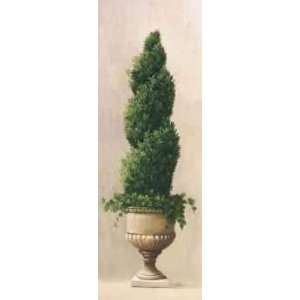   Ball Topiary, Fine Art Canvas Transfer by Welby, 8x20