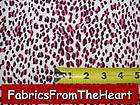 Chic Bebe Pink Black Cat Cheetah Geometric Dots Fabric