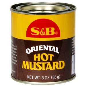 Hot Mustard, Oriental, 3 oz (85 g)  Grocery & Gourmet 