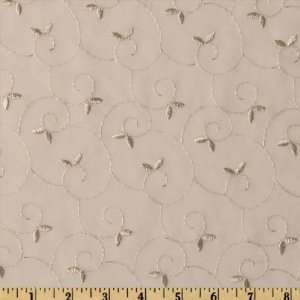   Chiffon Vines Ivory Fabric By The Yard Arts, Crafts & Sewing