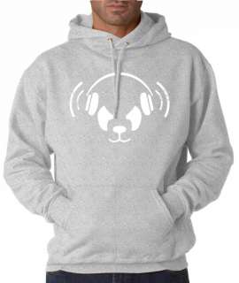 The White Panda DJ Remix Techno 50/50 Pullover Hoodie  