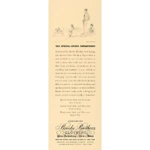 1935 Ad Brooks Brothers Clothes Horse Jump Paul Brown   Original Print 