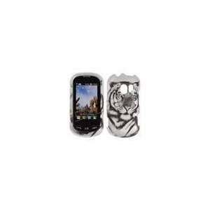   Snap on Snapon Rubberized Protective Hard Case Transparent White Tiger
