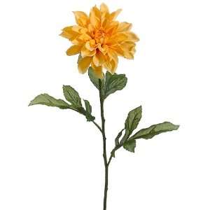  Faux 29 Dahlia Spray Yellow (Pack of 12) Patio, Lawn 
