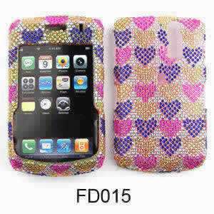 Blackberry 8300 8330 8320 Curve Phone Cover Stylish Hearts in Full 