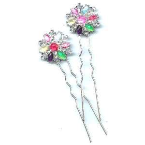 Wedding Hair Pin Flower / Sweet 16 Hair Accessories   Glamorous Flower 