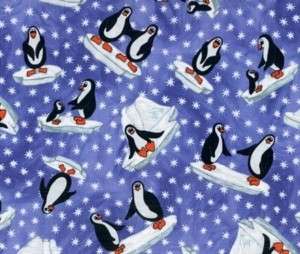 Blank Quilting Polar Opposites Penguin Novelty Fabric  