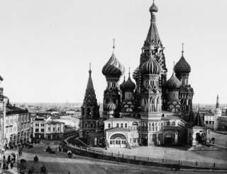 1890 photo St. Basil Cathedral, Moscow, Russia  
