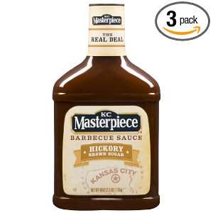 KC Masterpiece Barbecue Sauce, Hickory Brown Sugar, 40 Ounce (Pack of 