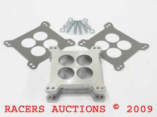 ALUMINUM PORTED CARB SPACER HOLLEY 4150 GASKETS  