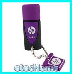 HP v245L 8GB 8G USB Flash Pen Drive Sport Design PURPLE  