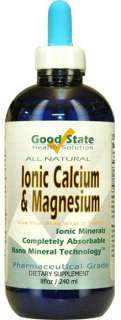 Ionic Calcium and Magnesium   Good State   8oz. 0857515003060  