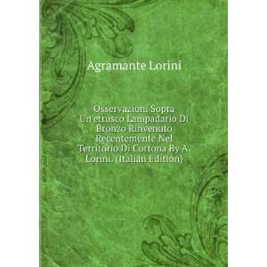   Nel Territorio Di Cortona (Italian Edition) Agramante Lorini Books