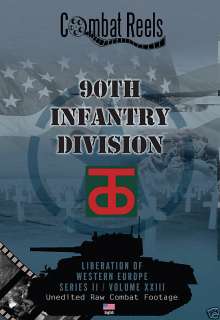 90th Infantry Division WWII Combat DVD Western Europe  