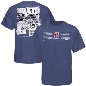  Dale Earnhardt Heather Blue 2010 NASCAR Hall Of Fame Inductee T shirt