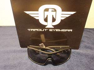 Tapout Guillotine Sunglasses, Black Matte w/Grey lens, w/ tags  