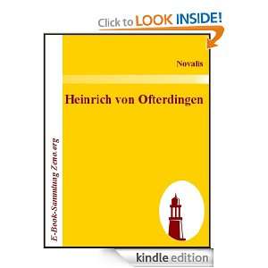 Heinrich von Ofterdingen (German Edition) Novalis  Kindle 