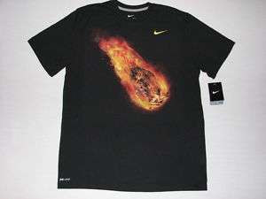 Nike Mens Manny Pacquiao Meteor T Shirt Black NWT Dry Fit  