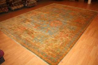 10x14 Persian Ushak Oushak Fine Genuine Wool Rug Carpet 58845  