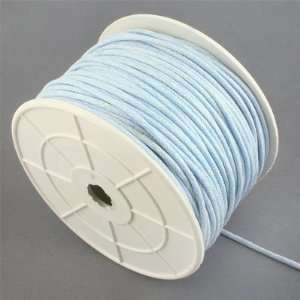  2mm Light Blue Waxed Cotton Cord Arts, Crafts & Sewing