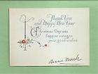 NEW YEAR Beautiful Vintage ART DECO Greeting Card
