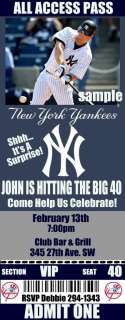 NEW YORK YANKEES Birthday Party Invitations 20 Tickets  