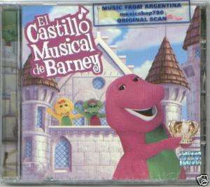 BARNEY, EL CASTILLO MUSICAL DE BARNEY. FACTORY SEALED CD. IN SPANISH.