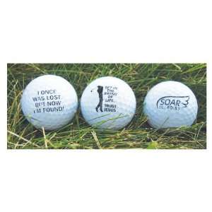  Christian Inspirational Golf Ball Set