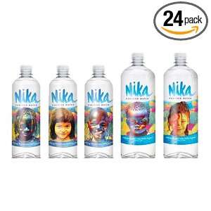 Nika Water Water, 16.9 Ounce (Pack of 24)  Grocery 