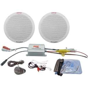  Waterproof /iPod Amplified 6.5 Marine Speaker System (Car Audio 