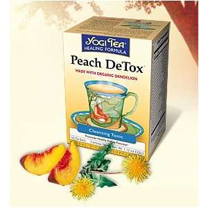 Peach DeTox 16 tea bags (Yogi Tea Wellness Tea)  Grocery 
