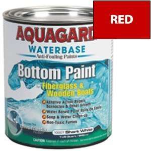 Aquagard Waterbased Anti Fouling Bottom Paint   1Qt   Red 
