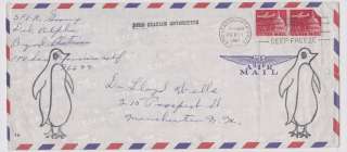 Byrd Station Antarctica 1967 Deep Freeze Cover, small tear at right 