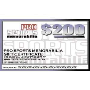 200 Emailable Gift Certificate 