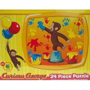  Curious George 24 Pc. Puzzle   Painting Toys & Games