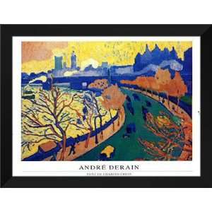  Andre Derain FRAMED Art 28x36 Pont De Charing Cross 