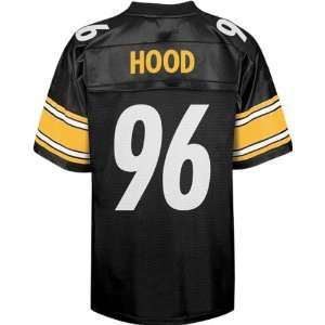  Pittsburgh Steelers NFL Jerseys #96 Ziggy Hood BLACK 